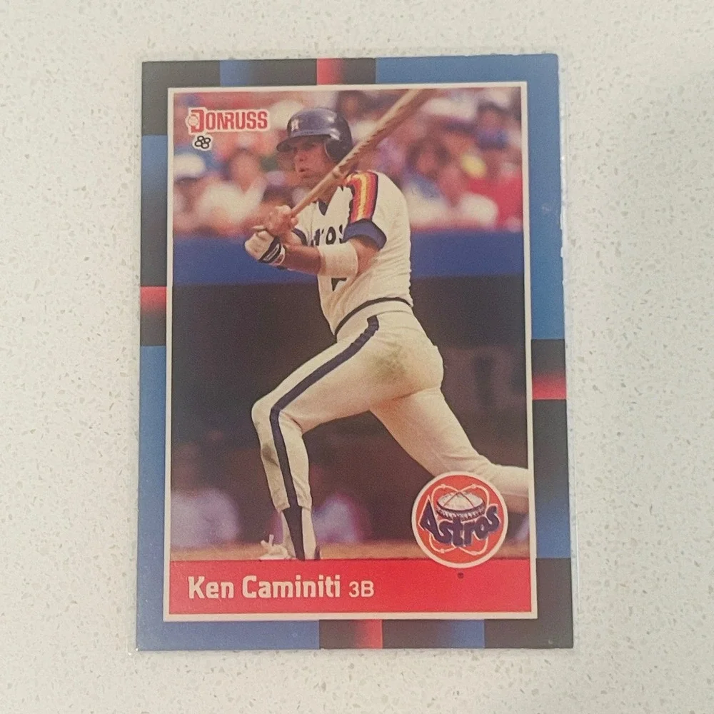 1988 Donruss Ken Caminiti Houston Astros Rookie Card 308 MLB Baseball